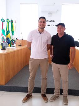 Vereador Gabriel recebe Assessor